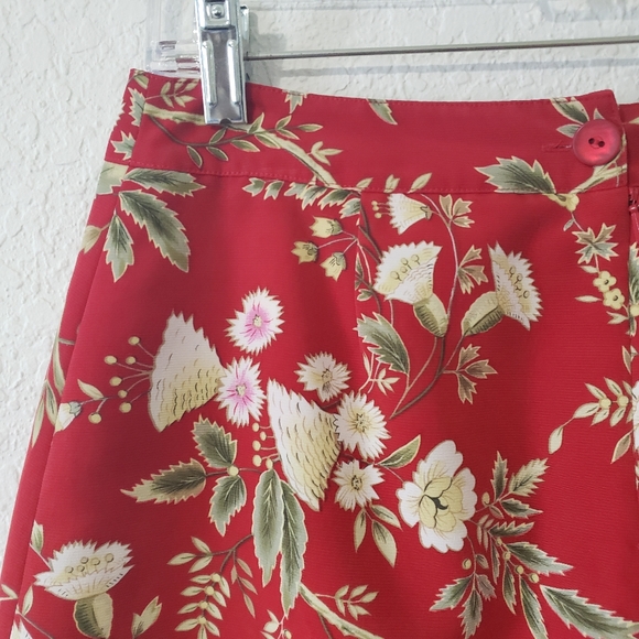 EP Pro Red Floral Golf Skort size 6 Chinoiserie - Picture 7 of 14